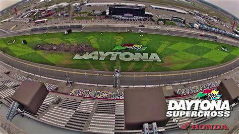 Lawrence sixth in 250sx west. DAYTONA Supercross By Honda Course Construction Time Lapse ...