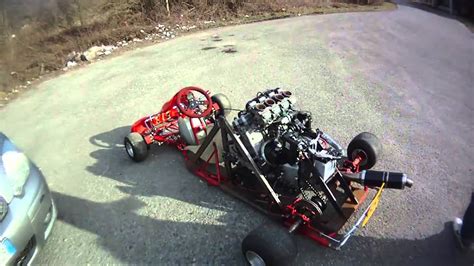Looking for a go kart engine? crazy monster kart bike engine! - YouTube
