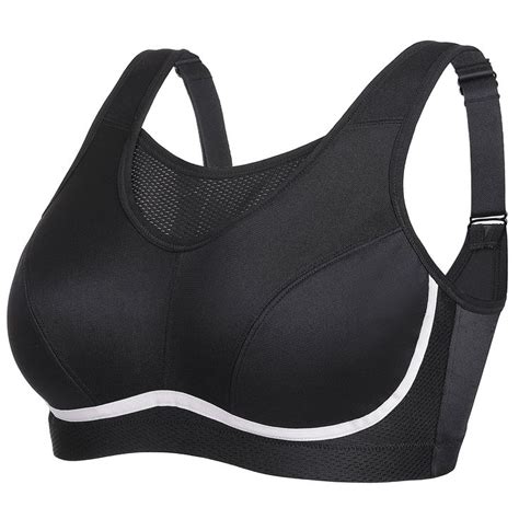 Womens Sports Bra Plus Size High Impact Bounce Control Wireless Gym