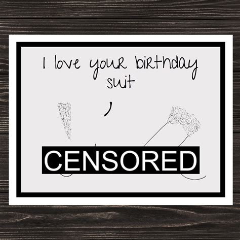 Naughty Birthday Card Sexy Birthday Card Dirty Birthday Etsy