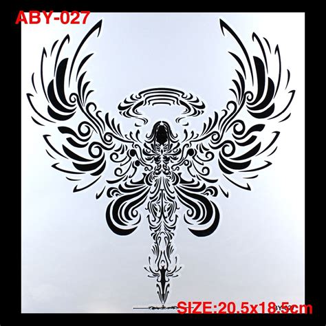 3d Diy Angels Totem Arm And Body Big Tattoos Colorful Hot Flashes