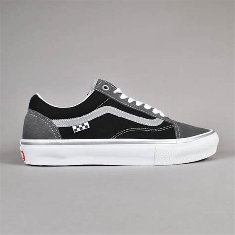 Vans Skate Old School Skateboard Shoes Reflective Black Grey