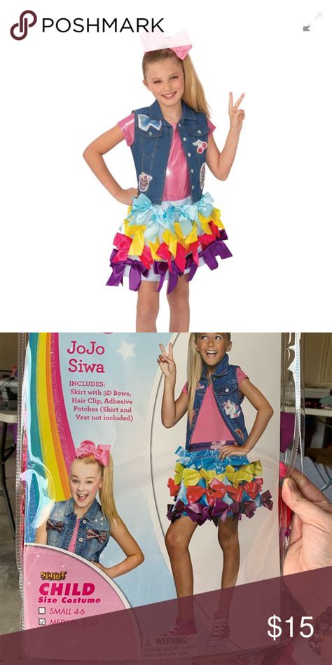 Jojo Siwa Costume 8 10 Bow Skirt Nickelodeon Jojo Siwa Diy Costumes