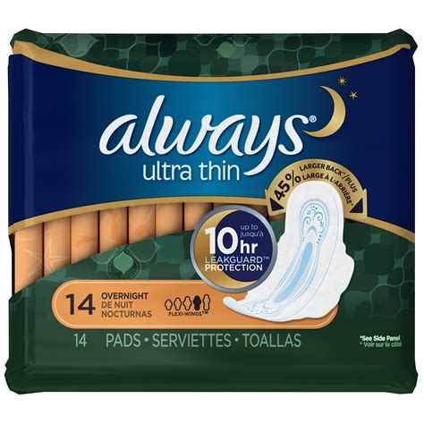 Always Pads Ultra Thin Overnight 14 Count Value Distributor