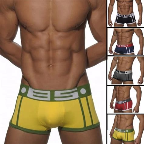 2016 Popular Brand Bs Mens Boxers Cotton Sexy Men Underwear Mens