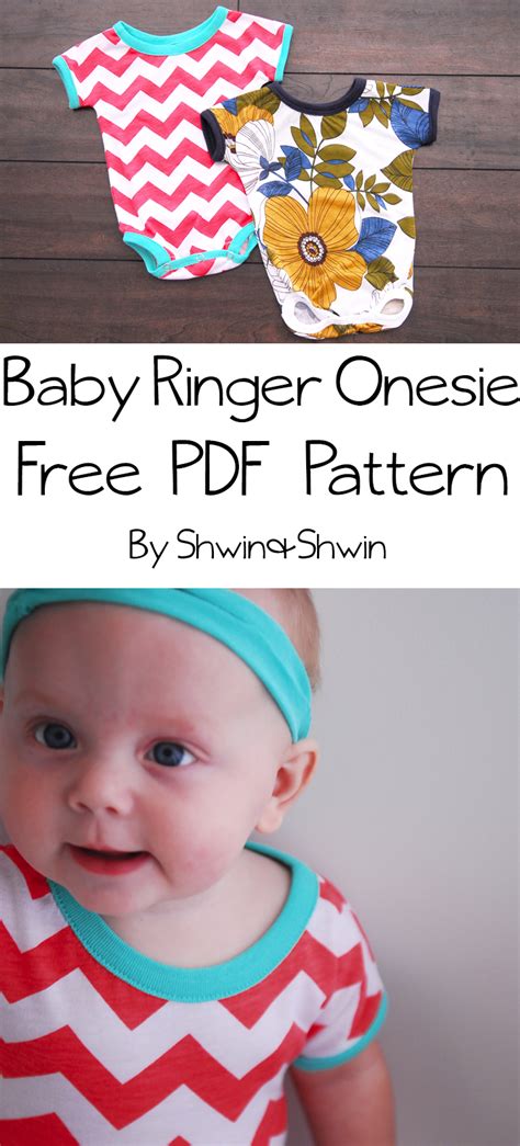 Baby Ringer Onesie Free Pattern Shwinandshwin