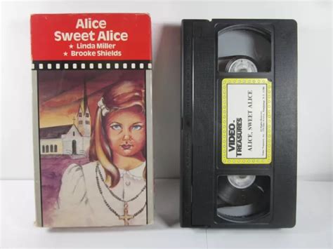 ALICE SWEET ALICE VHS Tape Movie Brooke Shields HORROR VIDEO TREASURES PicClick