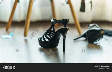 Black High Heels Shoes Image And Photo Free Trial Bigstock
