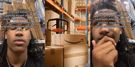 Amazon Warehouse Worker Says They Have To Stretch