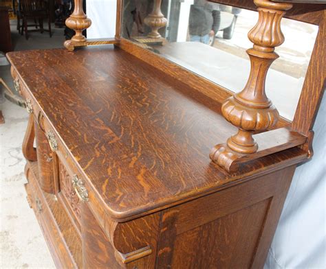 It also features finished wood construction on a sturdy. Bargain John's Antiques | Antique Oak Sideboard Buffet ...