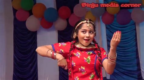 Nepali Traditional Dance Video Song Dance Cover By A Girl 720p Youtube
