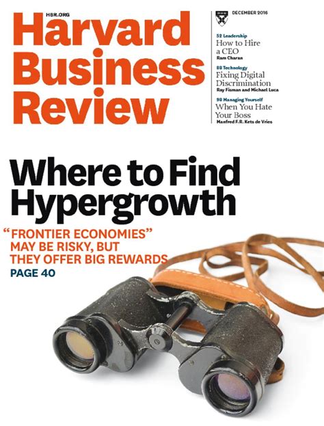 Harvard Business Review Magazine | Ideas and Advice for Leaders ...