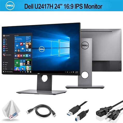 Dell U2417h 24 169 Ips Monitor U2417h With Microfiber