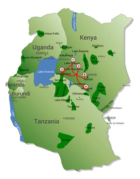 5 Day Amboseli Lake Naivasha And Masai Mara Serene East Africa Safaris