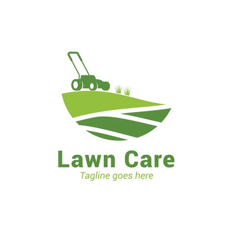 Lawn Care Logo Design 12857174 Vector Art At Vecteezy
