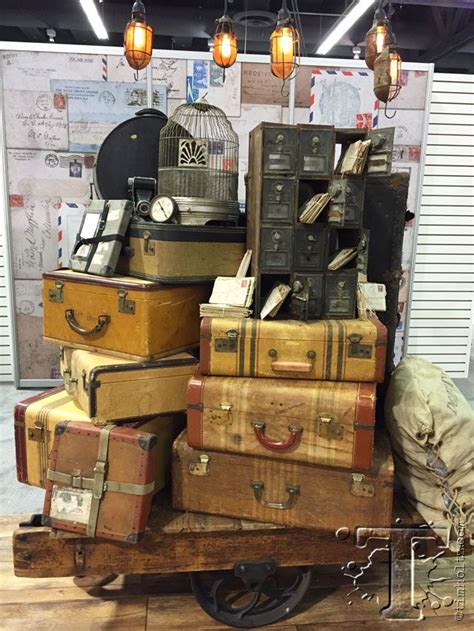 Cha2015 Idea Ology Vintage Suitcases Vintage Suitcase Decor
