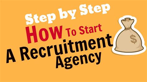 How To Set Up And Start A Recruitment Agency Uk Step By Step And The