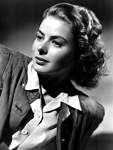 grayscale photo woman ingrid bergman star movie actress person black and white piqsels