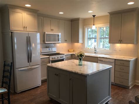 Maybe you would like to learn more about one of these? My new cottage kitchen. Custom cabinets in BM Revere ...
