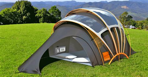 Solar Powered Tent Concept Futuristic Camping Hispotion