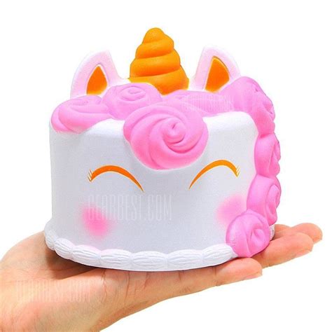 Jumbo Squishy Slow Rising Scented Unicorn Cake Squeeze Toy Cake