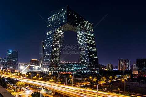 Beijing Central Television Building Night Picture And Hd Photos Free