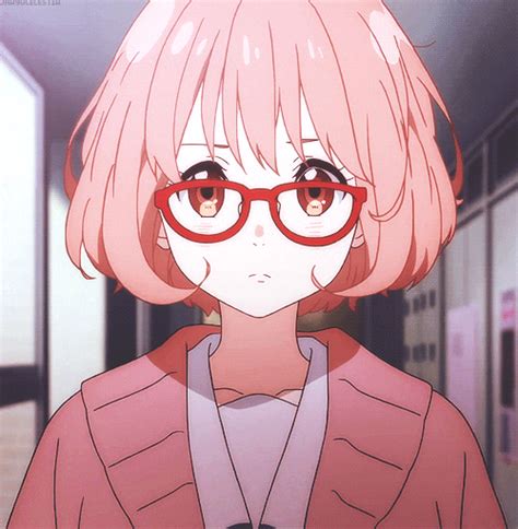 Kyoukai No Kanata Glasses  Find And Share On Giphy