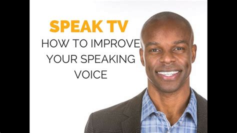 How To Improve Your Speaking Voice Public Speaking Tip Youtube
