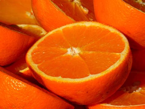 Closeup Photo Of Sliced Orange Fruit Hd Wallpaper Wallpaper Flare