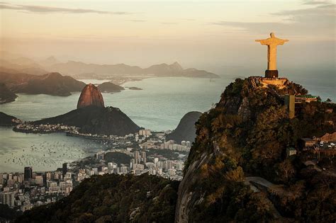 View Of Rio De Janeiro At Sunset Photograph By Christian Adams