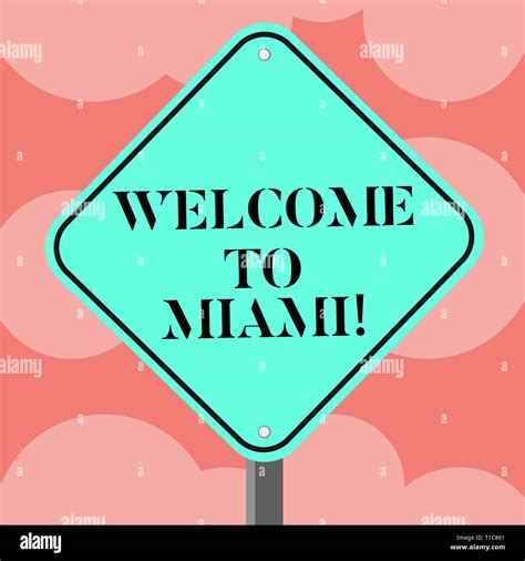 Welcome Miami Beach Sign Miami Hi Res Stock Photography And Images Alamy