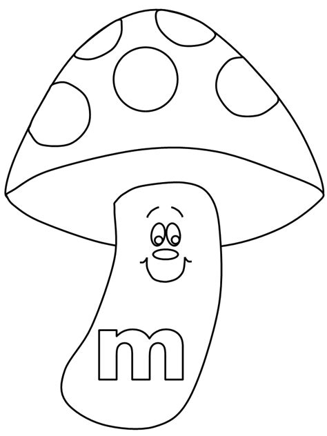 Alphabet # M Coloring Pages coloring page & book for kids.