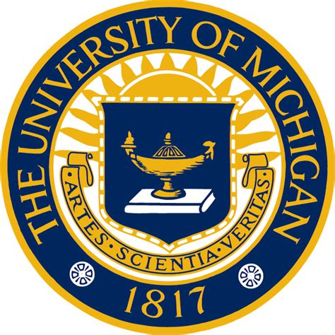 University Of Michigan Official Seal University Of Michigan Logo Rice