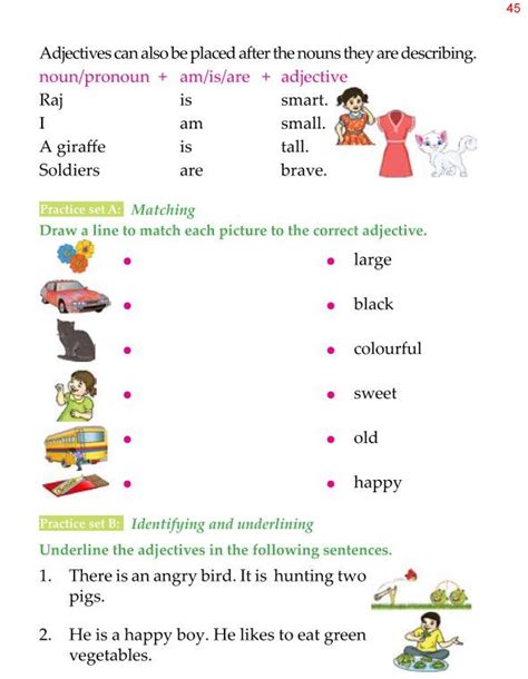Adjectives always describe a noun. 1st Grade Grammar Adjectives (4).jpg | Nouns and pronouns ...