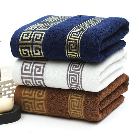 Luxury Cotton Bathroom Towels For Men And Women 70 X 140 Cm