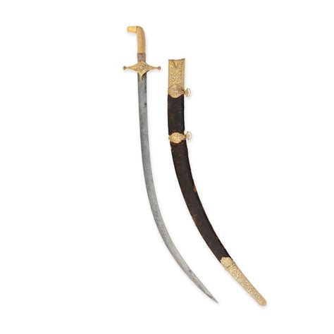 bonhams a gold mounted steel sword shamshir oman and persia 19th century the blade 17th