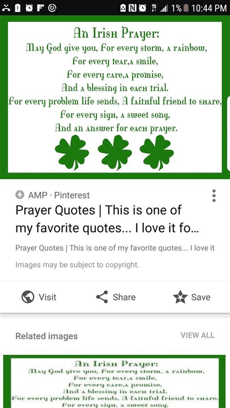 Two Screens Showing The Same Text And Shamrocks On One Screen With An