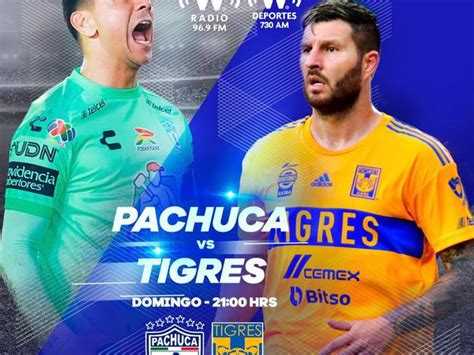 Pachuca vs Tigres EN VIVO DÓNDE VER HORA CUARTOS DE FINAL LIGA MX