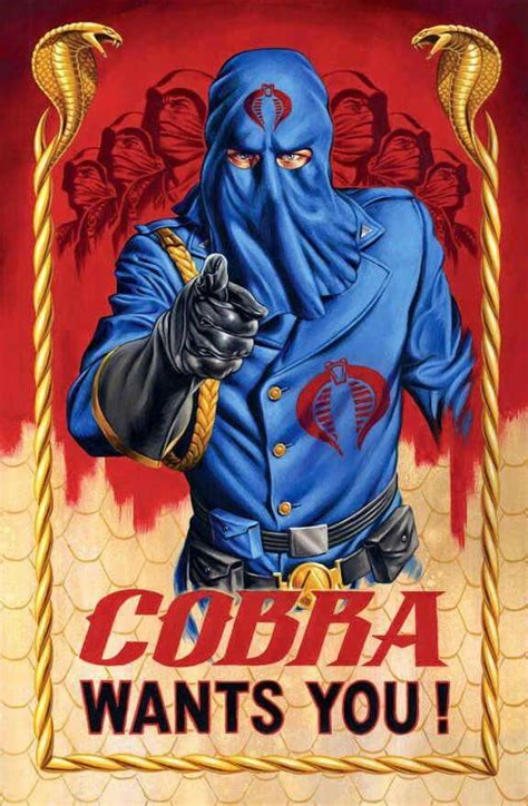 Cobra Commander Gi Joe Geek Art Jason Edmiston