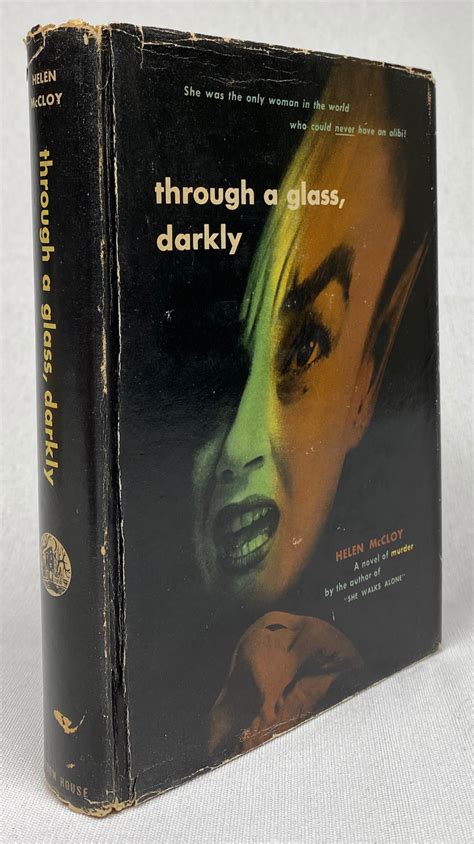Through A Glass Darkly By Mccloy Helen Very Good Hardcover 1950 First Edition Signed By
