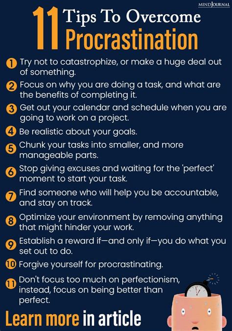 Tips To Overcome Procrastination