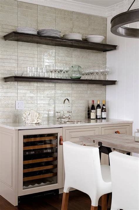 Check spelling or type a new query. Taupe Kitchen with Zinc Wall Shelves - Contemporary ...