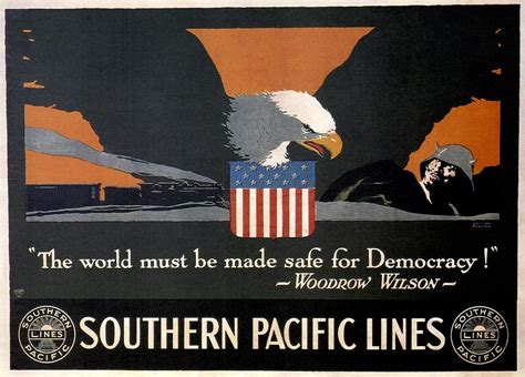 Southern Pacific Lines Propaganda Poster Retro Travel Poster