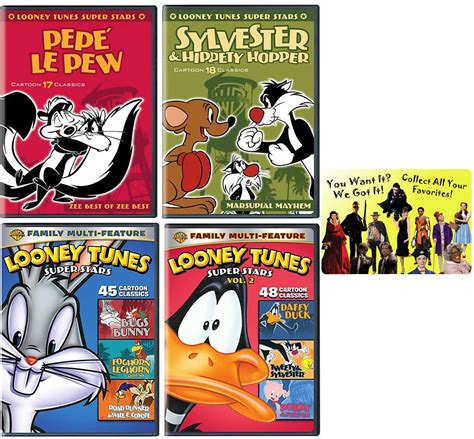 Looney Tunes Super Stars Collection 128 Complete Episodes Dvd Bundle