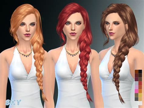 The Sims Resource Skysims Hair 257