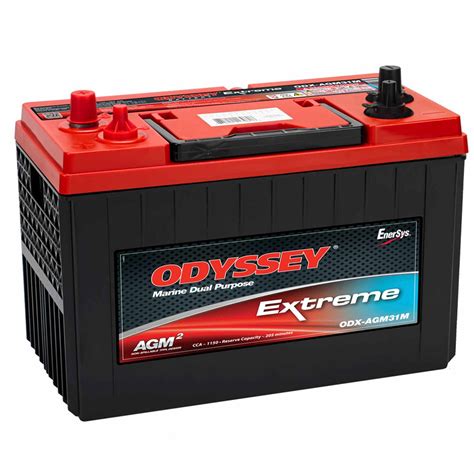 Odyssey Group 31 Dual Purpose Agm Battery 103 Amp Hours West Marine