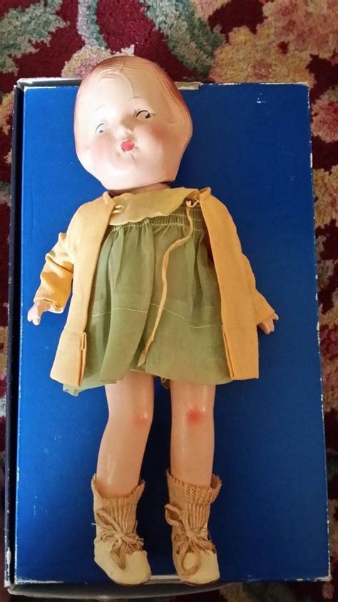1930s Arranbee Nancy Composition Doll W Original Tagged Outfit