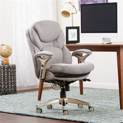 Works Bonded Leather Executive Office Chair With Back In Motion