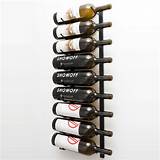 4 Bottle Wall Mounted Wine Rack Images