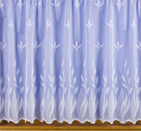 CINDY WHITE NET CURTAIN :priced per metre